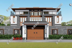 5款中式别墅设计效果图，新颖大气、实用舒适。