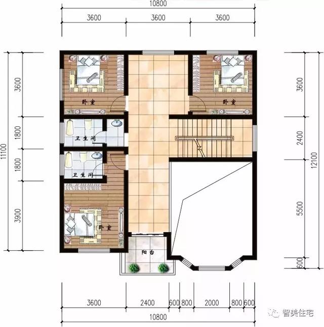 2栋开间10-11米的农村别墅，全国各地都有人建过