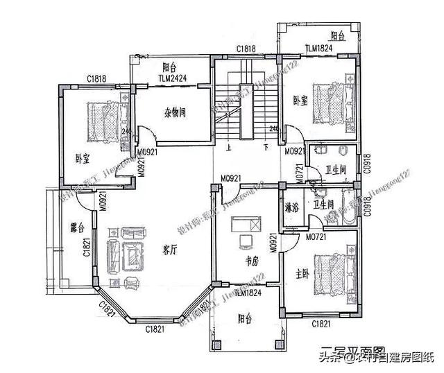 15x13m欧式宫庭大别墅，城里人梦寐以求，农村百年难遇的佳作