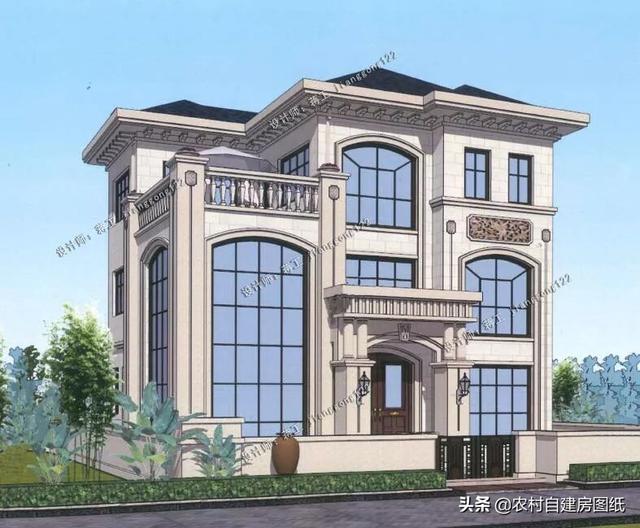 11×10米小户型农村别墅，三层30万7间卧室，百看不厌就是这款