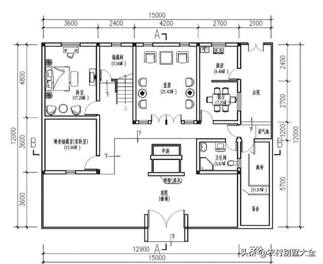 4套中式农村别墅，25万以内，第1套最受欢迎，最后一套最特别