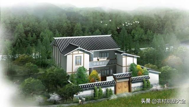 4套中式农村别墅，25万以内，第1套最受欢迎，最后一套最特别