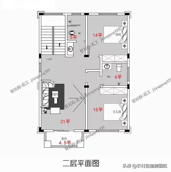 8×12米同样一款别墅，大哥建三层，弟弟建二层，你觉得谁最精明