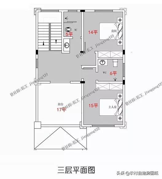 8×12米同样一款别墅，大哥建三层，弟弟建二层，你觉得谁最精明