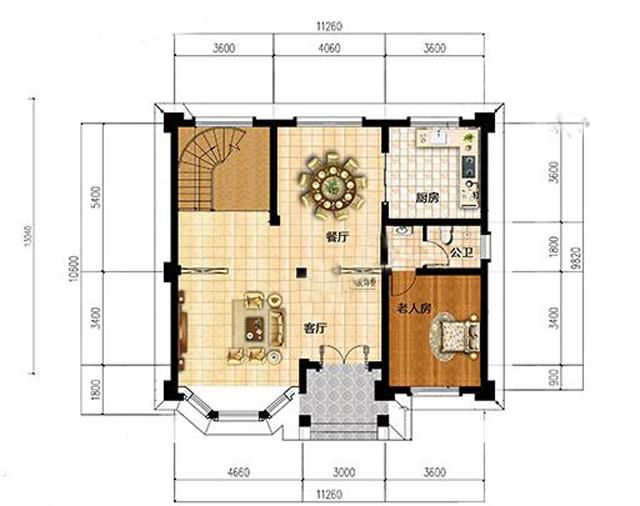 4套漂亮二层农村自建别墅全套施工图，外观造型美