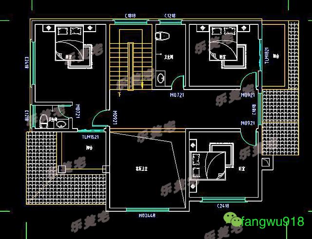 4套漂亮二层农村自建别墅全套施工图，外观造型美