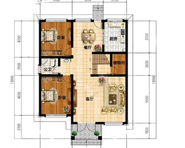 4套漂亮二层农村自建别墅全套施工图，外观造型美