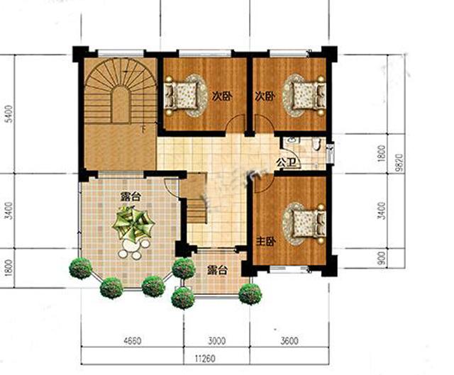 4套漂亮二层农村自建别墅全套施工图，外观造型美