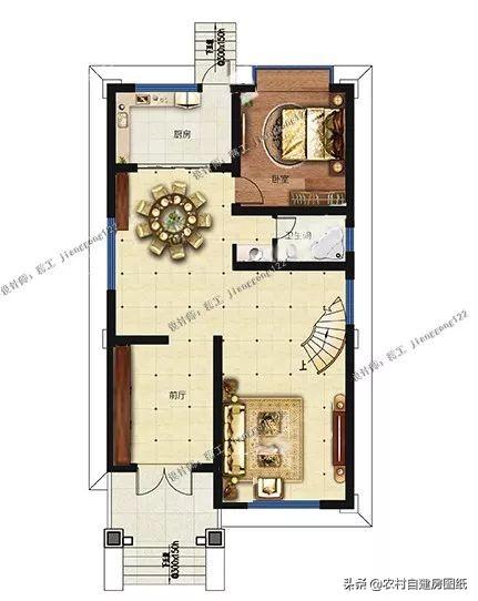 狭长形地基不好建房？面宽8-9米，这4款农村别墅，差评的人最少