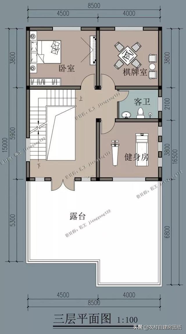 狭长形地基不好建房？面宽8-9米，这4款农村别墅，差评的人最少