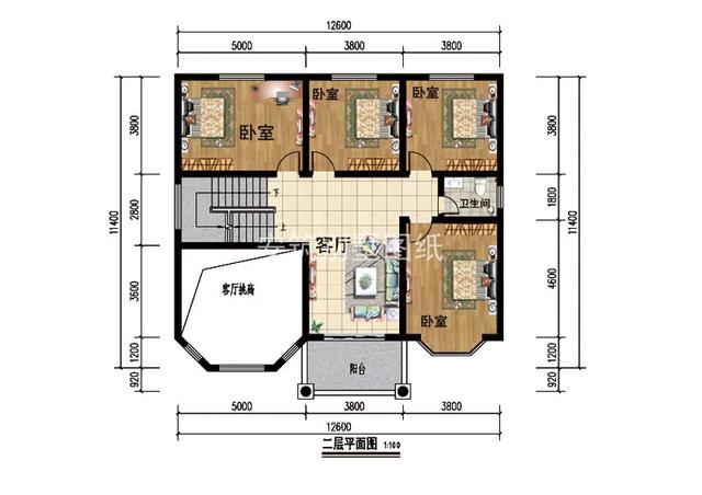 30万左右两款农村二层简约风别墅，第二款最经济，实用性最好