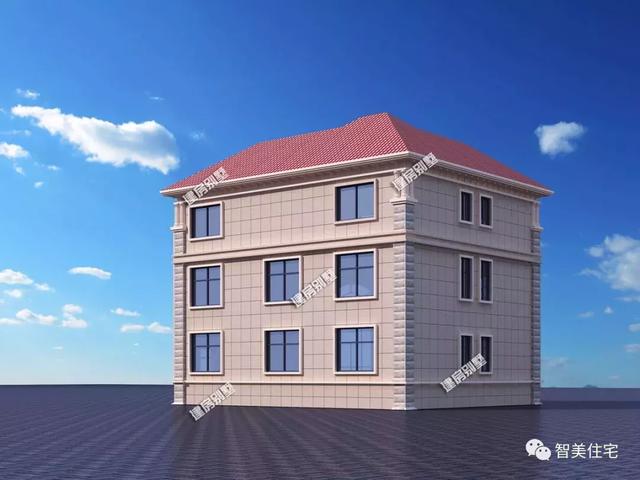 客厅挑空+落地窗设计的农村别墅，主体40万，一眼就相中了