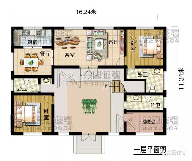 精美绝伦的中式合院别墅，主体34万开建，永不过时的乡村好宅