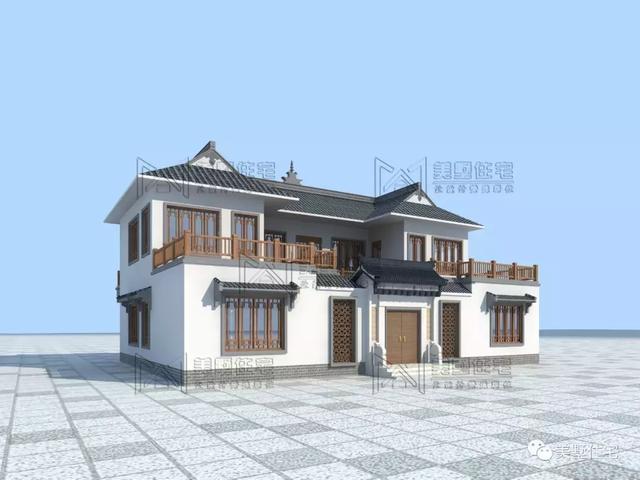精美绝伦的中式合院别墅，主体34万开建，永不过时的乡村好宅