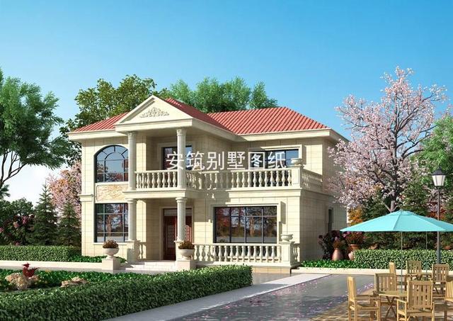 农村二层自建别墅,5室1厅在农村盖一栋,30万左右就能建好
