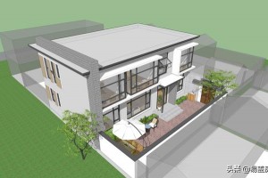 38w农村自建现代别墅方案，享百万豪宅居住体验。