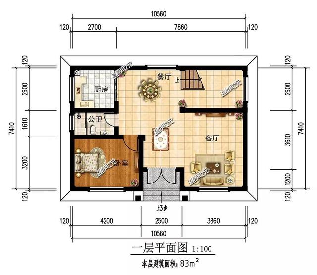 占地83平，造价26万的新中式别墅，建了就捡到宝了