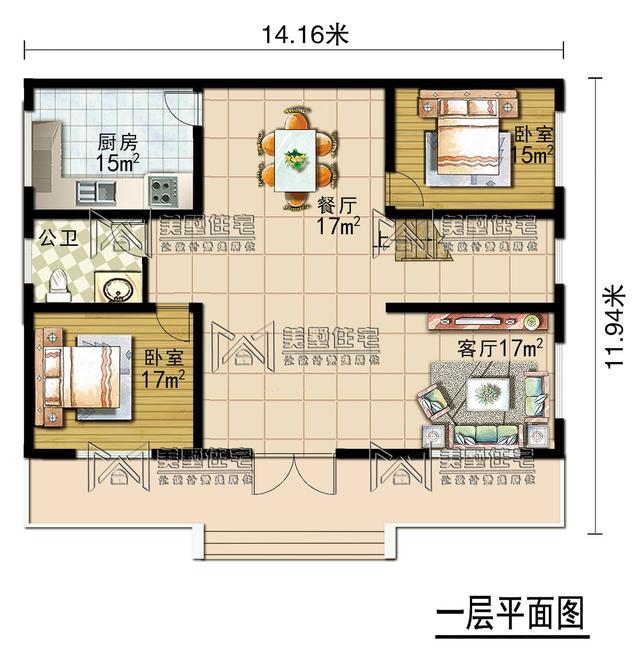 农村实用小别墅，建上一栋，你就是村里的王者
