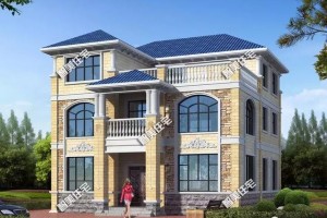 面积120欧式三层别墅图片，30万建一栋，绝对是赚到了。