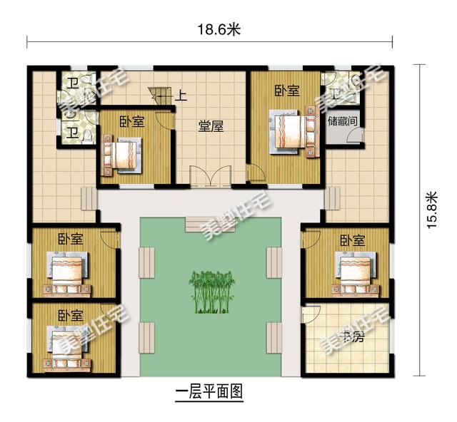 五款最美中式别墅，农村建房的首选，布局大气合理