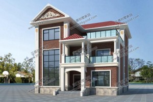 2栋农村自建三层别墅图纸，引领农村盖房时尚潮流。
