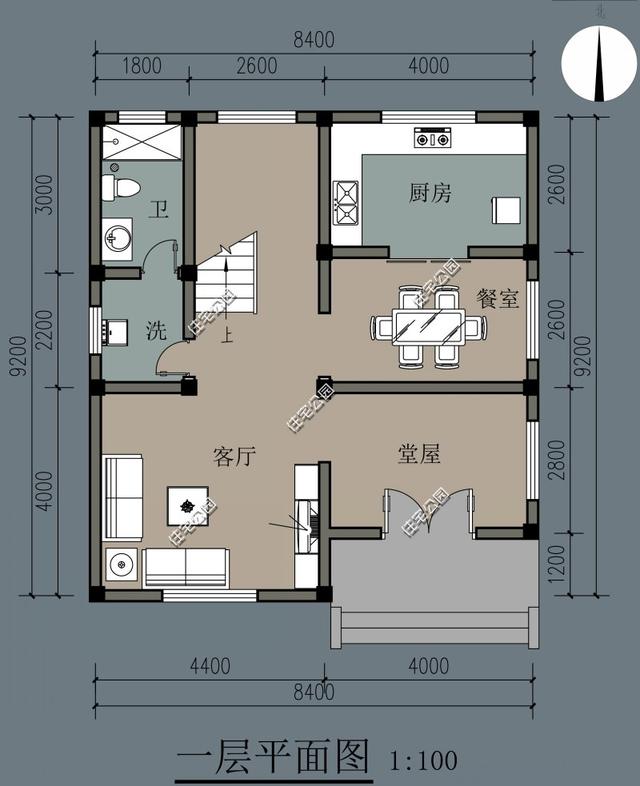 农村带堂屋的才是好房子？推荐第5套，宅基地80平都能建