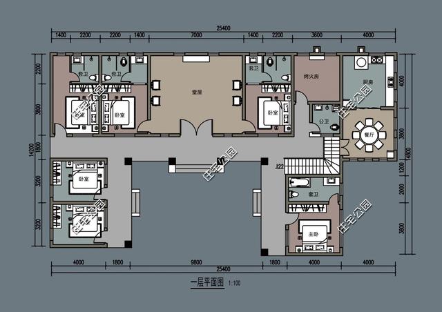 农村带堂屋的才是好房子？推荐第5套，宅基地80平都能建