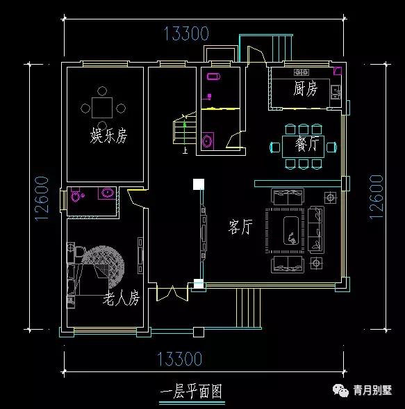 13.3×12.6米豪华欧式三层别墅，7卧室大露台多阳台