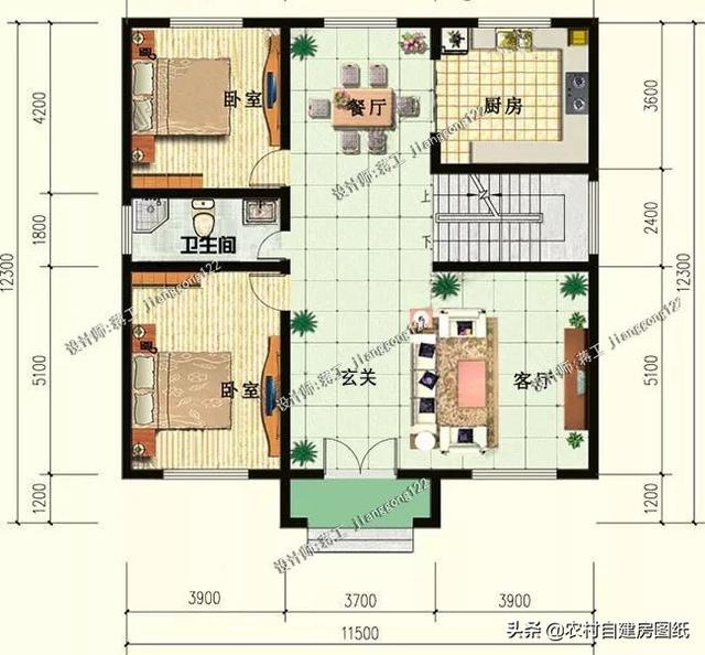 同样一款农村别墅，5款不同的布局，3款实拍案例，你给打多少分