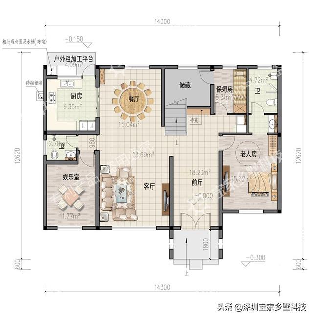 别墅图纸千千万，最带劲的，还是这款纯中式别墅