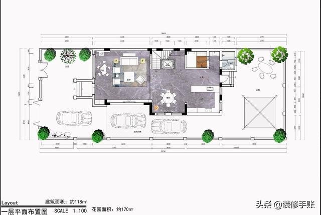 速来围观！别人家380平的大别墅，附三层别墅户型图