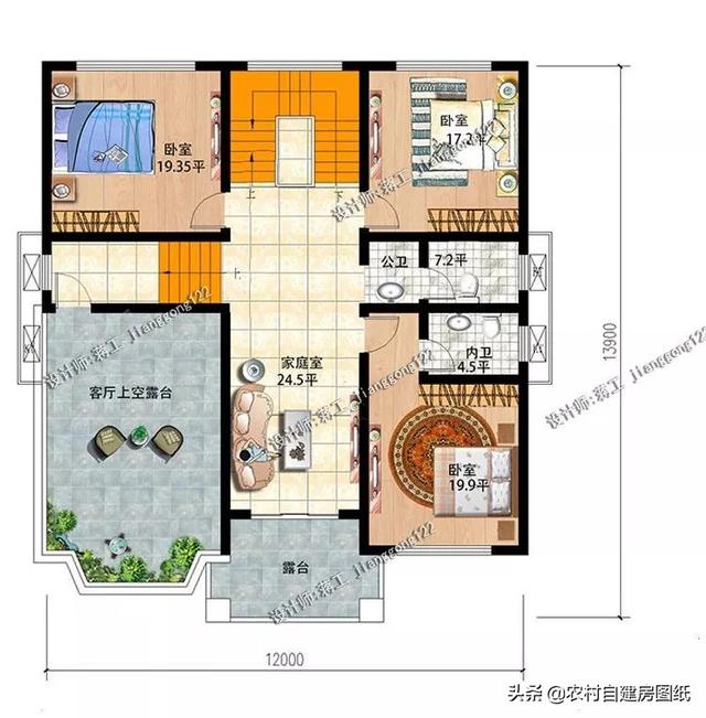10款大户型农村别墅设计图，房子这么建，村长都眼红