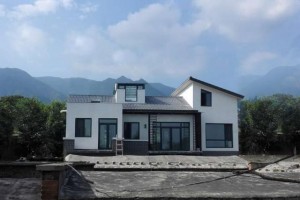 现代农村自建别墅设计图纸，建筑独特、有个性。