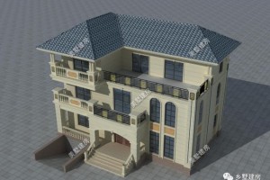 16X9农村三层别墅设计方案，沉稳中带些灵活。