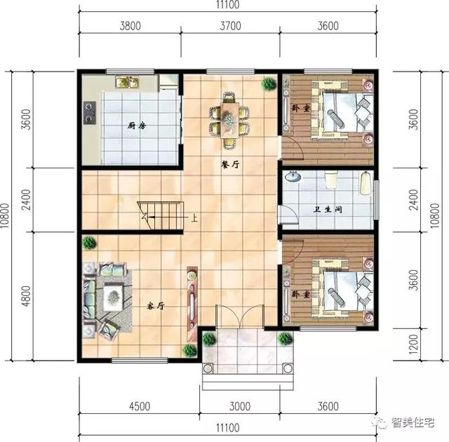 面宽11米左右的两层自建房，23万建给爸妈，既尽孝心又赚美名
