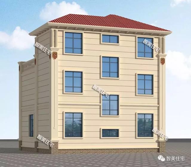 10.4×11.3米农村别墅，一栋漂亮的住宅，只要30万