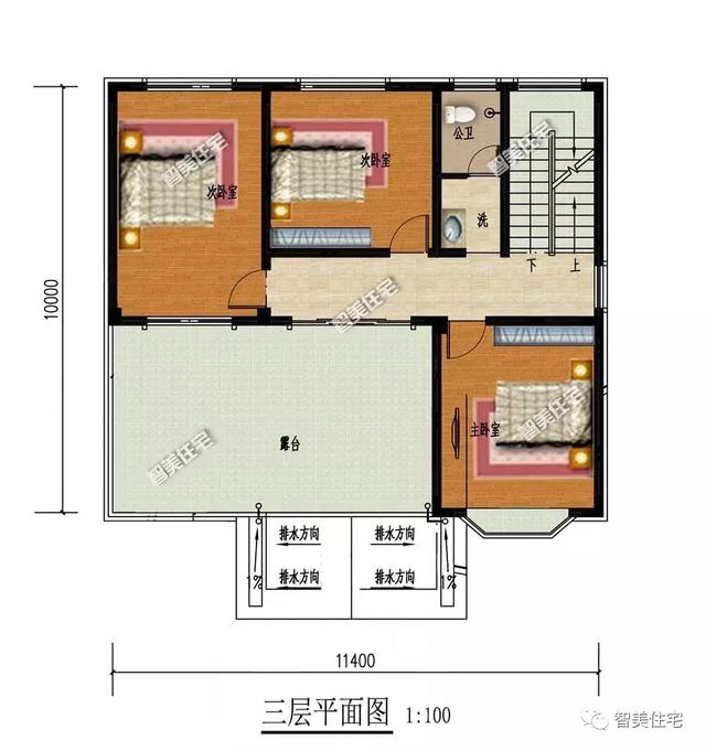 一款火遍湖南农村的别墅户型，内设堂屋外配露台，30万就能建