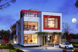 三层自建别墅设计方案，受80、90后建房者的喜爱。