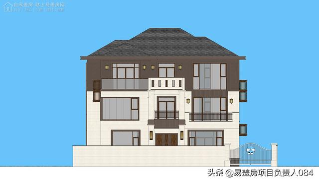 推荐两款新中式三层别墅