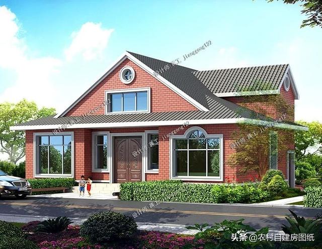 5种风格的一层别墅，造价10万起，四合院阳光房都能建的起