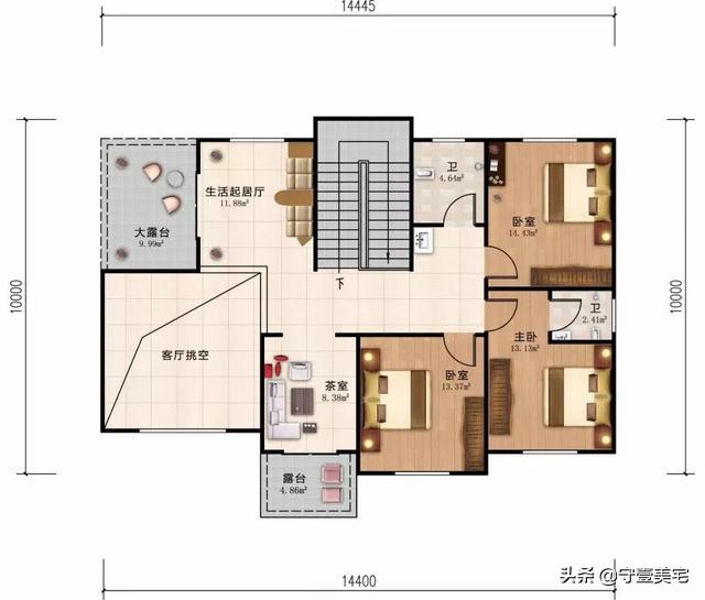 农村建别墅，美观是最基本的，论实用性，它绝对排第一