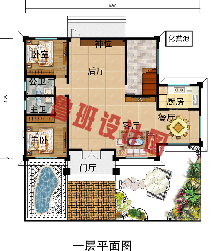 2019年新款豪华四层别墅房屋设计效果图，经典实用够气派