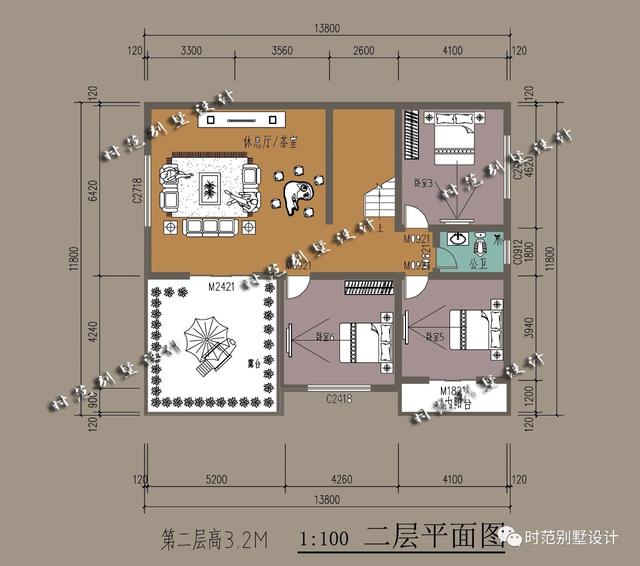 12x13米的二层别墅，布局实用外观优美，看看是不是你的理想型