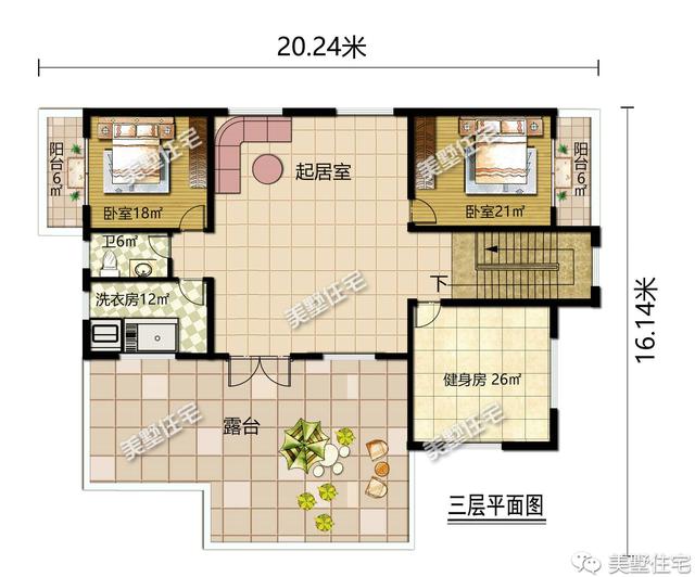 带大厅堂的农村别墅，第一栋一看就是豪宅，二栋建在老家无人不夸