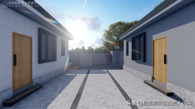 宅基地面宽只有10米怎么设计别墅