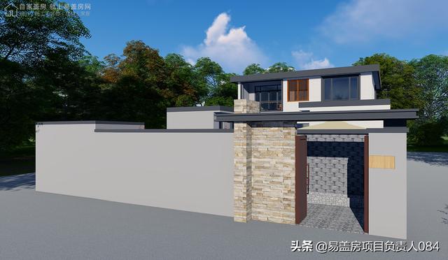 宅基地面宽只有10米怎么设计别墅