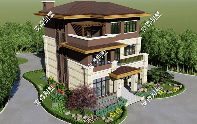 花50万回村建栋别墅太普遍，2款新中式别墅设计图纸，建房不苦恼