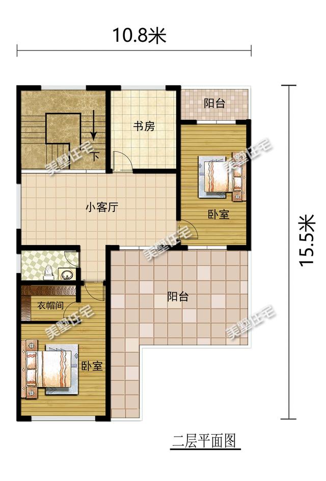 90后小伙回乡建10.8x24.8米现代别墅，带院子车库。看到的都收藏了