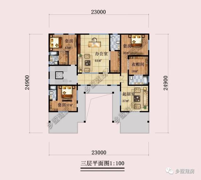 超气派的中式四合院别墅，物超所值，建一栋成大户人家