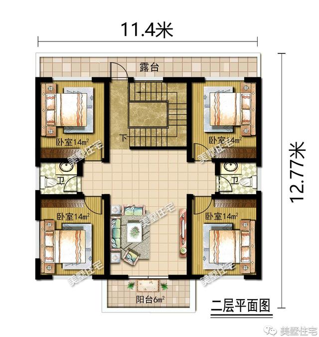 造价低且实用的两层自建别墅，都是经典款式，建它们的人极多